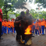 Kunjungan Edukasi TK TARBIYATUL ATHFAL 03 Pengkol Jepara di Pemadam Kebakaran Jepara.