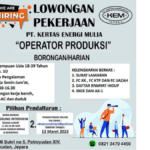 Lowongan Pekerjaan di PT Kertas Energi Mulia