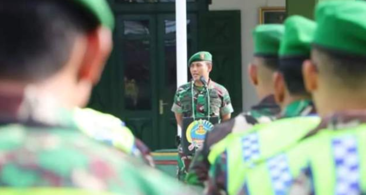 TNI POLRI Grobogan Gelar Apel Pengaman Menjelang Hari Raya Idul Fitri 1444 H. 